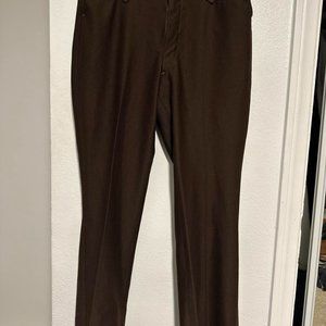 Vintage 80s flare brown pants